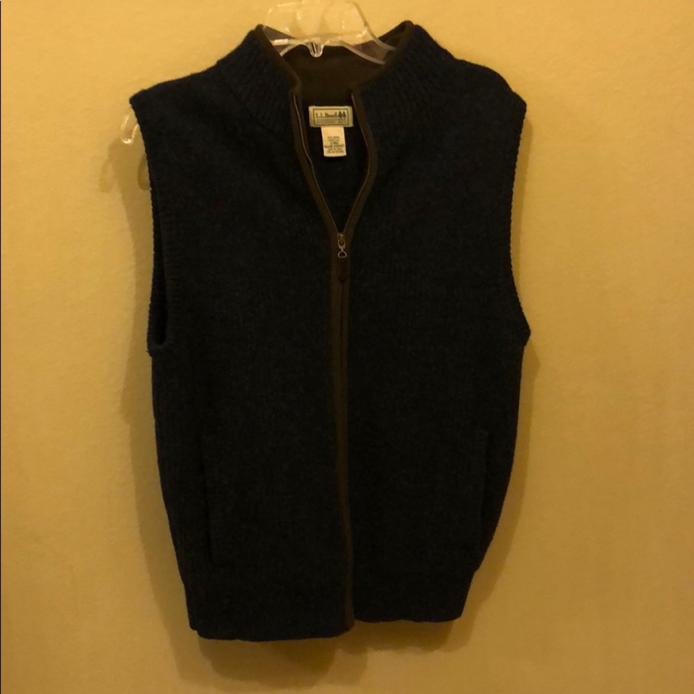 LL Bean wool vest